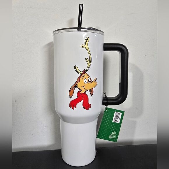 Dr. SEUSS the Grinch Christmas Stainless steel Tumbler, 40 Oz. Bundle of 2 - Picture 4 of 16
